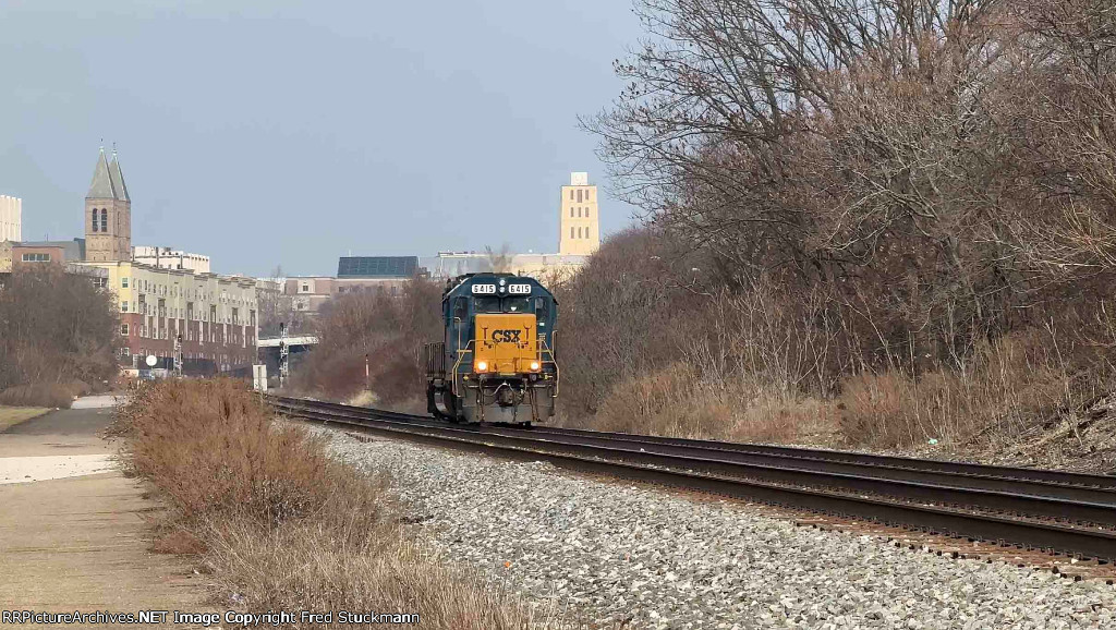 CSX 6415 on 2 track is L320.